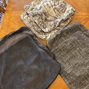 6- 21x21 pillow covers